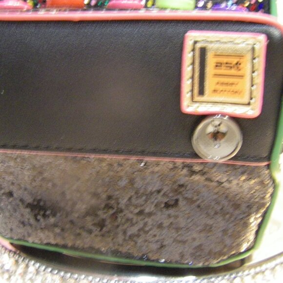 Betsey Johnson Kitsch Scored! Crossbody Black Arcade NWT - Picture 9 of 16